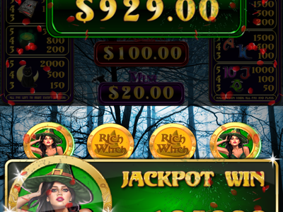 Rich Witch Jackpot Coin Bonus